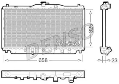 Теплообменник (DENSO: DRM40001)