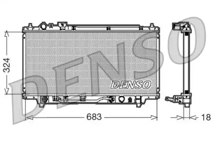 Теплообменник (DENSO: DRM44001)