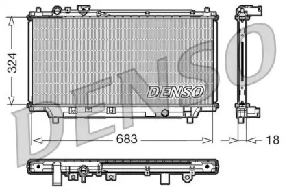 Теплообменник (DENSO: DRM44002)