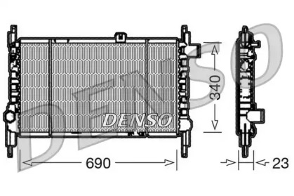 Теплообменник (DENSO: DRM44003)