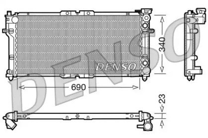 Теплообменник (DENSO: DRM44004)