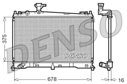 Теплообменник (DENSO: DRM44010)