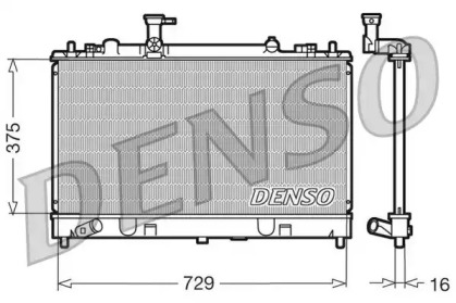 Теплообменник (DENSO: DRM44011)