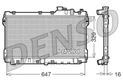 Теплообменник (DENSO: DRM44015)