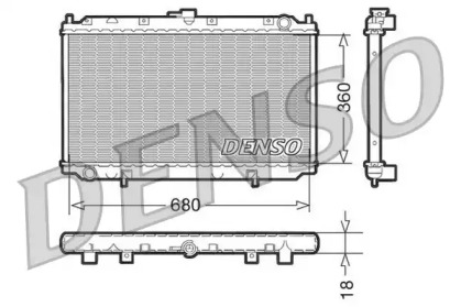 Теплообменник (DENSO: DRM46011)