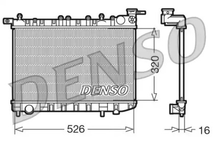 Теплообменник (DENSO: DRM46015)