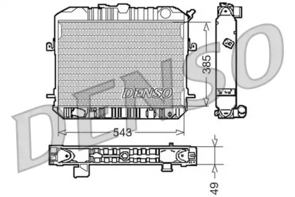 Теплообменник (DENSO: DRM46200)