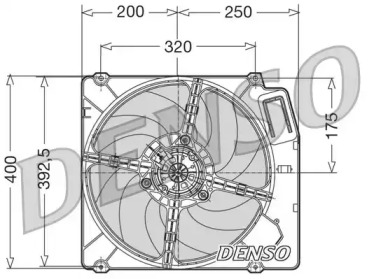 Вентилятор (DENSO: DER01003)