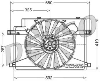 Вентилятор (DENSO: DER01006)