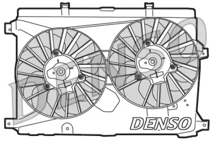 Вентилятор (DENSO: DER01015)