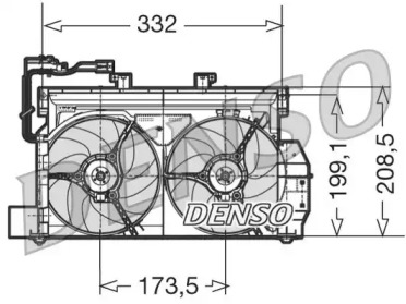 Вентилятор (DENSO: DER07001)