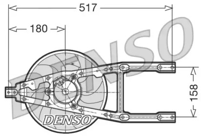 Вентилятор (DENSO: DER09012)