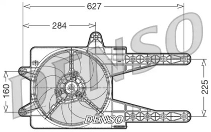 Вентилятор (DENSO: DER09013)