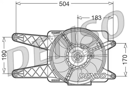 Вентилятор (DENSO: DER09016)