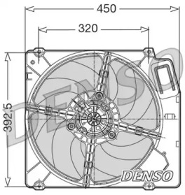 Вентилятор (DENSO: DER09028)