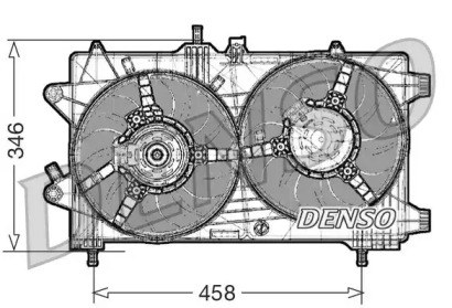 Вентилятор (DENSO: DER09044)