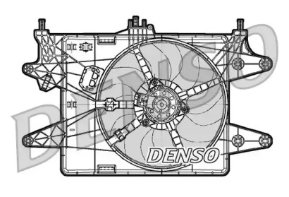 Вентилятор (DENSO: DER09082)