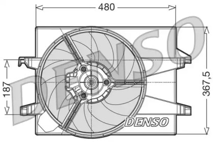 Вентилятор (DENSO: DER10002)