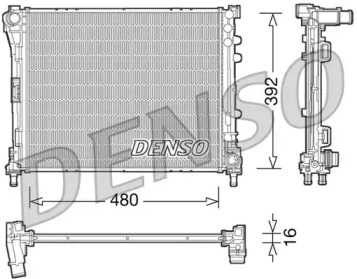 Теплообменник (DENSO: DRM09087)