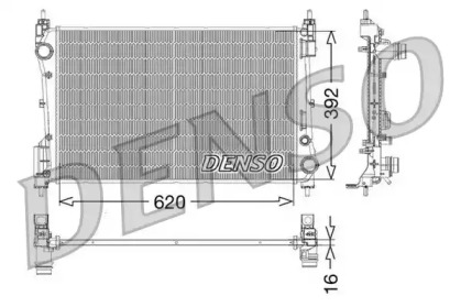 Теплообменник (DENSO: DRM09114)