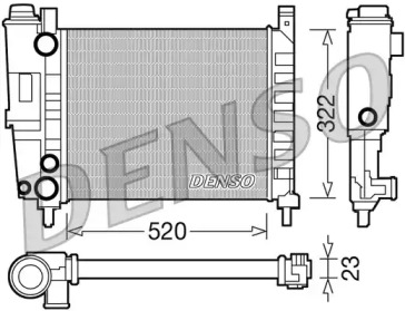 Теплообменник (DENSO: DRM09144)