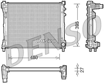 Теплообменник (DENSO: DRM13014)