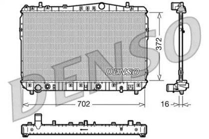 Теплообменник (DENSO: DRM15002)