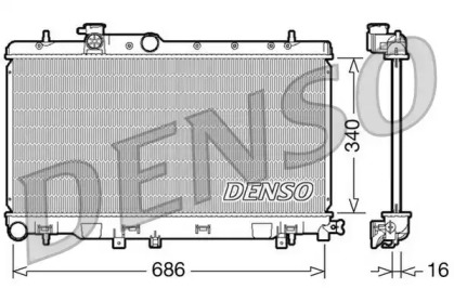 Теплообменник (DENSO: DRM36006)