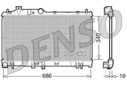 Теплообменник (DENSO: DRM36007)