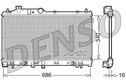 Теплообменник (DENSO: DRM36008)