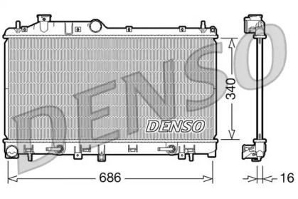 Теплообменник (DENSO: DRM36009)