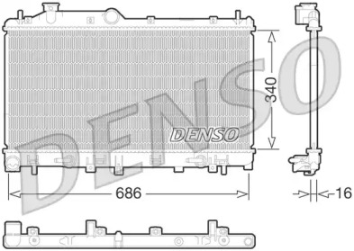 Теплообменник (DENSO: DRM36015)