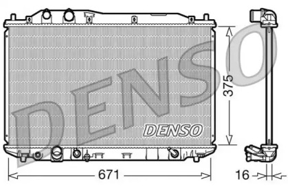 Теплообменник (DENSO: DRM40018)