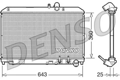 Теплообменник (DENSO: DRM44012)