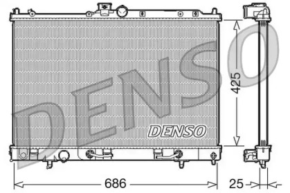 Теплообменник (DENSO: DRM45027)