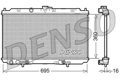 Теплообменник (DENSO: DRM46024)