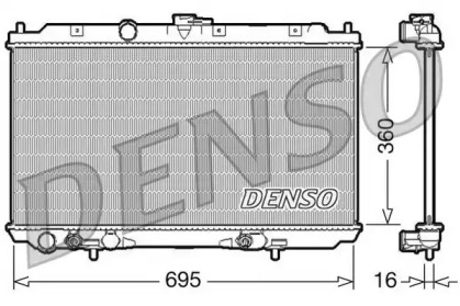 Теплообменник (DENSO: DRM46028)