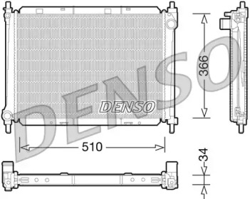 Теплообменник (DENSO: DRM46037)