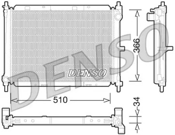 Теплообменник (DENSO: DRM46038)