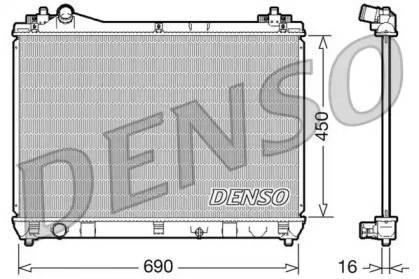 Теплообменник (DENSO: DRM47016)