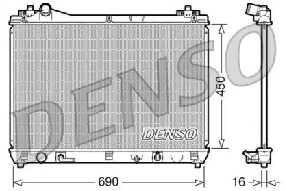 Теплообменник (DENSO: DRM47017)