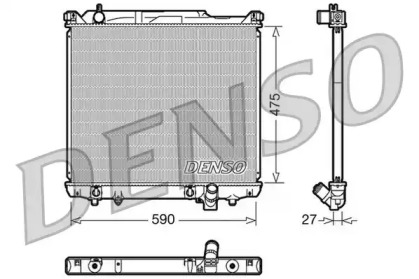 Теплообменник (DENSO: DRM47020)