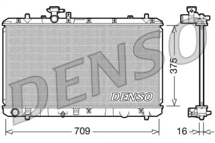 Теплообменник (DENSO: DRM47023)