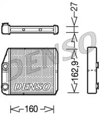 Теплообменник (DENSO: DRR09035)