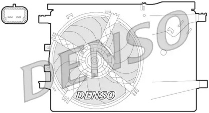 Вентилятор (DENSO: DER09058)