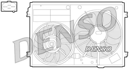 Вентилятор (DENSO: DER32012)