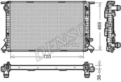 Теплообменник (DENSO: DRM02023)