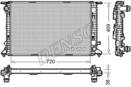 Теплообменник (DENSO: DRM02024)