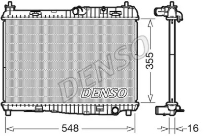 Теплообменник (DENSO: DRM10043)