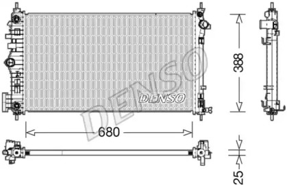 Теплообменник (DENSO: DRM15007)